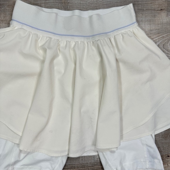 Lululemon White Court Rival High-Rise Skirt Skort Extended Liner Size 4 - Picture 4 of 9